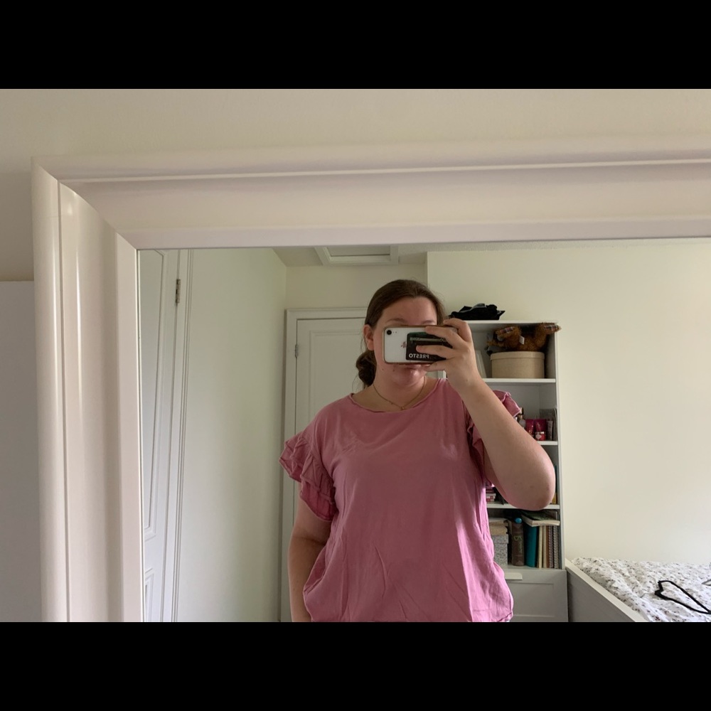 Joe Fresh XL pink blouse